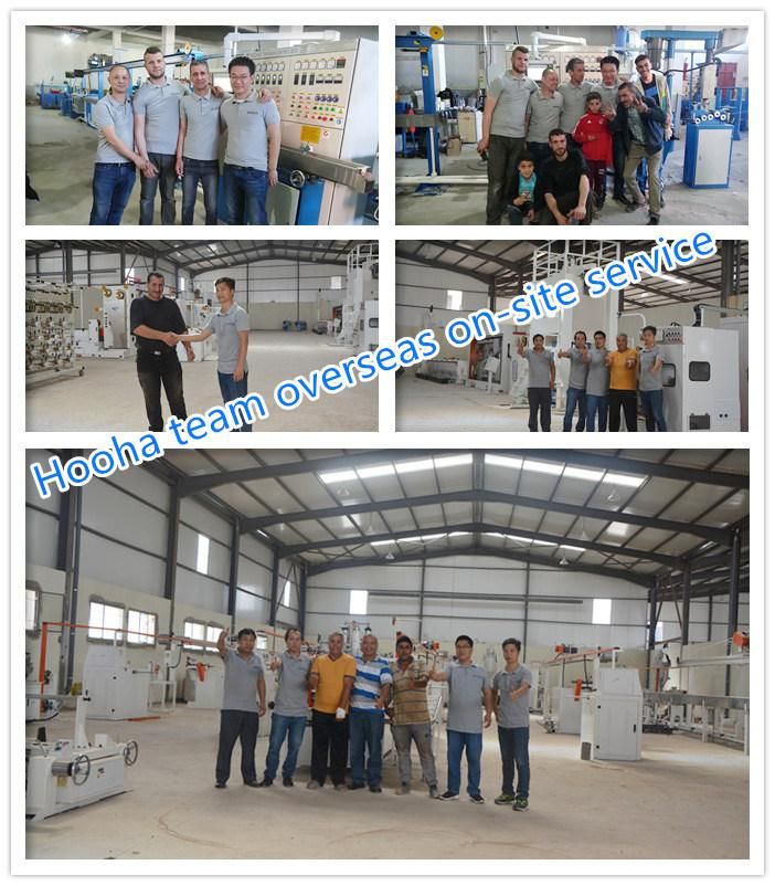 Water Saving PVC PE Sheathing Power Cable Production Line 90 Extruding Machine