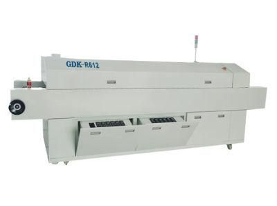 GDK-R612 6 Zones Automatic Soldering Machine High Performance SMT Reflow Oven for LED Light Bar