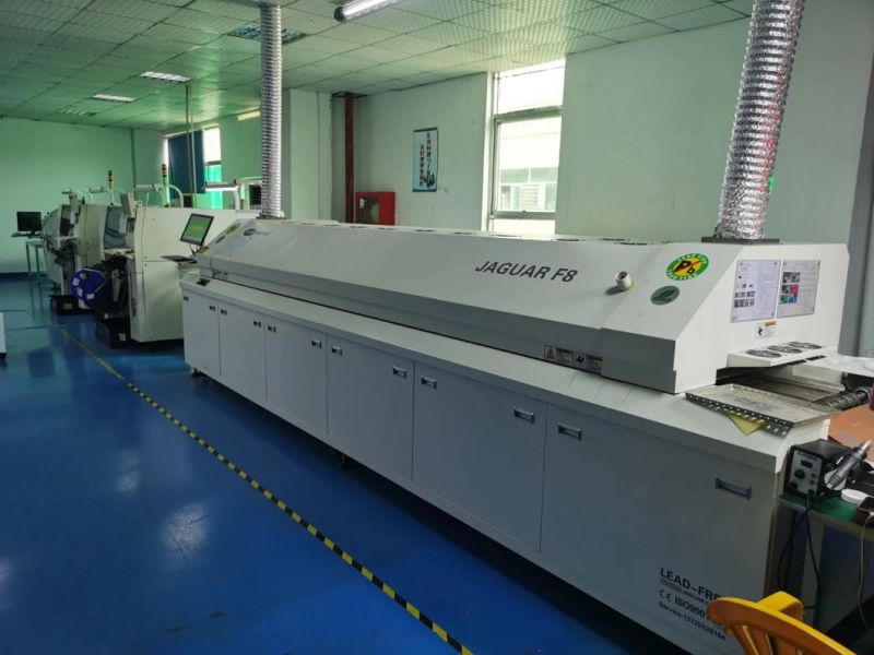 Jaguar Manufacture CE and ISO Certify Easy Install Easy Operate 8 Zone Lead-Free Hot Air Reflow Oven for Control Board