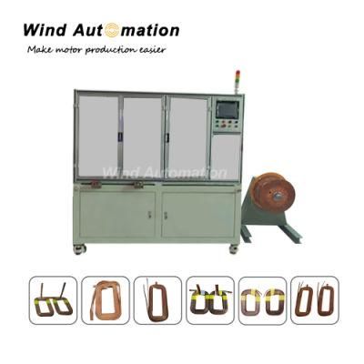 Starter Pole Coil Winding Copper Strip Winding Machine