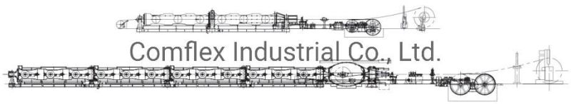 Rigid Frame Wire Rope Cable Stranding Machine for Wire Tubular Type Strander / Twisting Machine