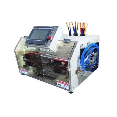 7 Inch English LCD 30mm2 Full Automatic Copper Wire Cutting Stripping Machine