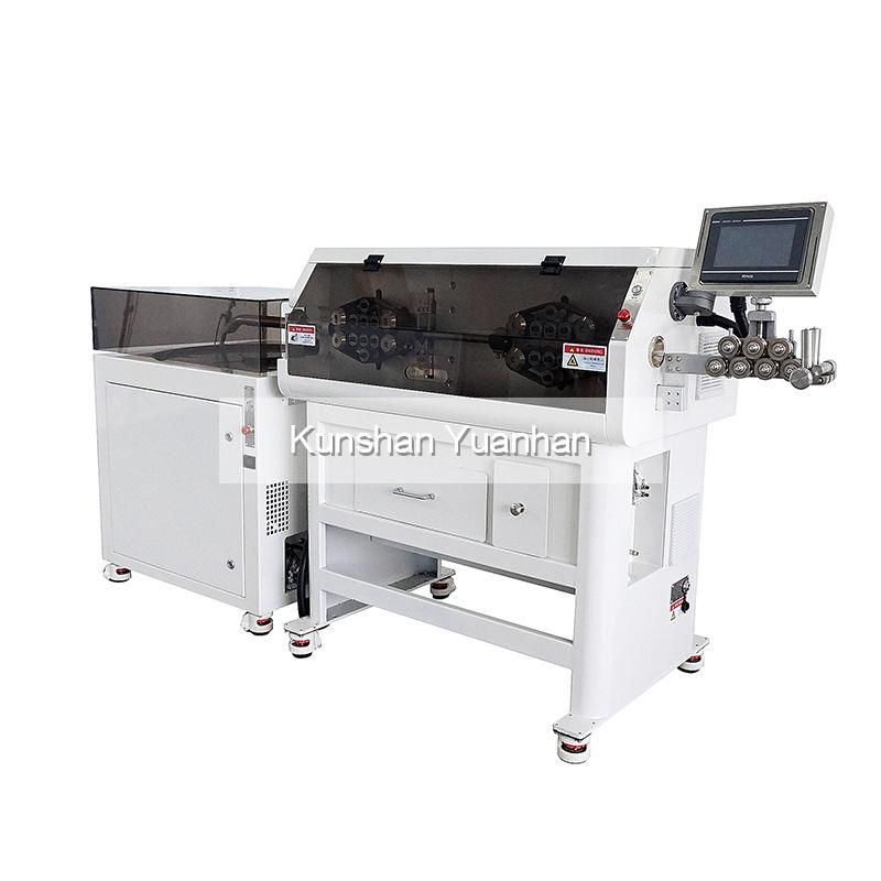 Fully Automatic Large Cable Stripping Machine Multi-Core Sheathed Cables Stripping Cutting and Twisting Machine Yh-8070h