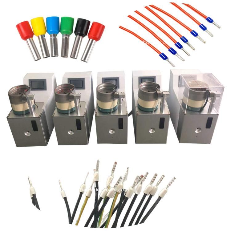 Wire Stripping & Tube-Shaped Ferrules Crimping Machine