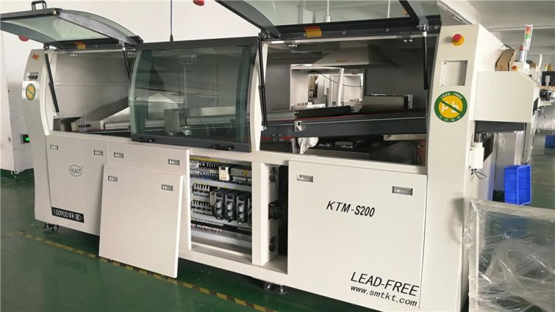 Automatic Lead Free Dual Wave Hot Air PCB Soldering Machine Ktu-450