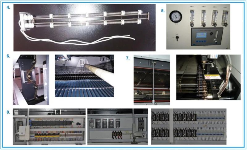 Dual-Track Lead Free 10 Zone SMT Nitrogen Reflow Oven High Speed Soldering Machine in SMT Assembly Line GDK-1003D-N