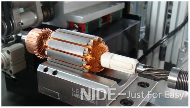 Automatic Flyer Armature Coils Winding Machine (ND-LAW-5B2) for Universal Motor Manufacturing