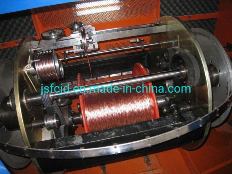 High Speed Copper Cable Wire Twisting Twister Twist Buncher Bunching Extrusion Extruder Coiling Coiler Rolling Rewinding Rewind Machine