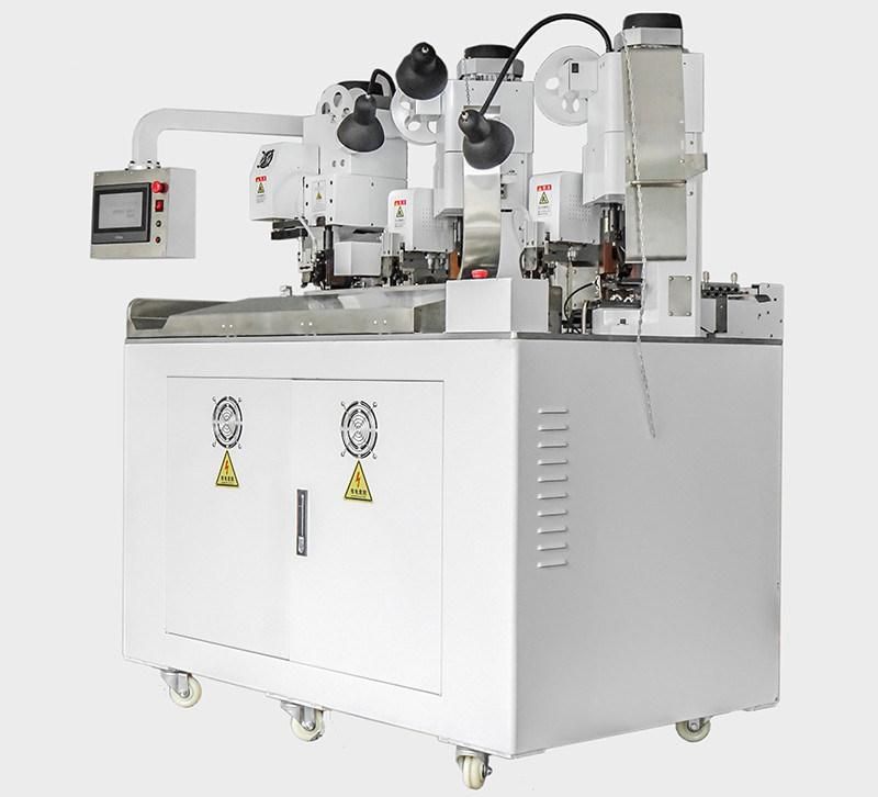 Full Automatic Touch Screen Three Ends Two Wire Combined Connector Crimping Machine