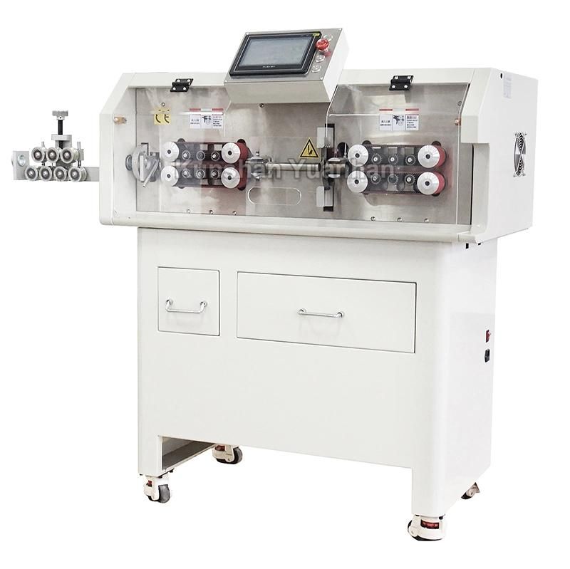 Cable Stripping Machine 150mm2 Round Cable Cutting and Stripping Machine Fully Automatic Jacket Cable Peeling Machine Yh-150max3