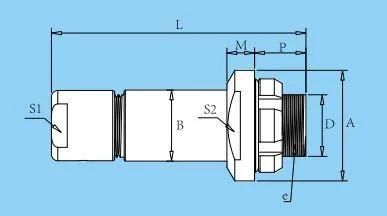 Qm F Series Dfn Floating-Socket Glue Dispenser Push-Pull RJ45 M12 Connector Banana Plug Socket Terminal Connector