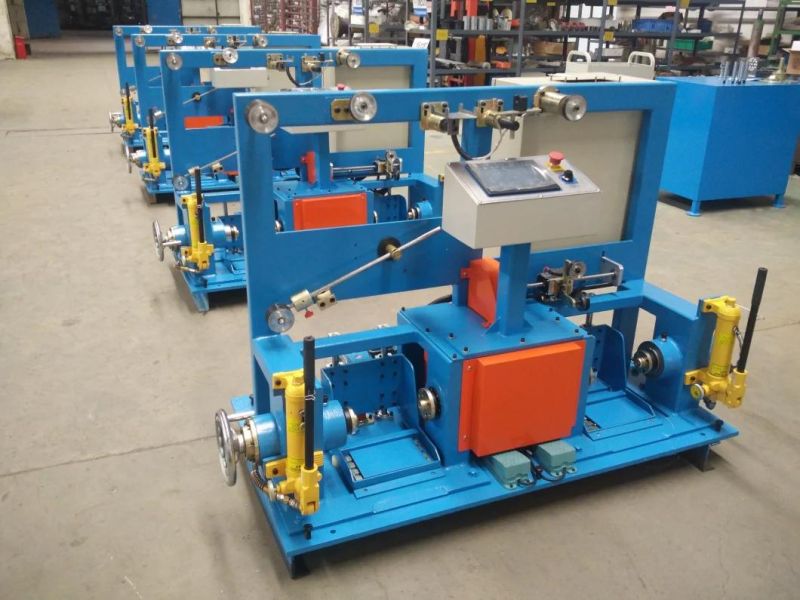 Cable Wire Double Shaft Active Pay off Extrusion Bunching Buncher Extruder Winding Machine