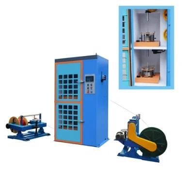 Original Factory Vertical Type Steel Tape Metal Strip Wrapping/Taping Recoiling Machine for Cable Armoring