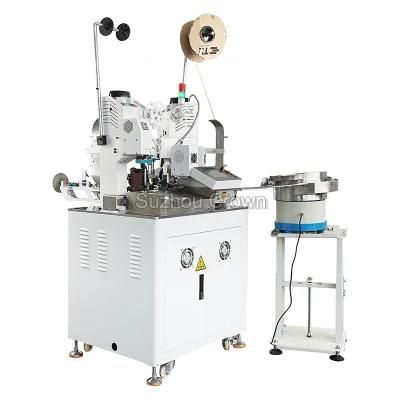 Automatic Wire Terminal Crimping and Sleeves Loading Machine