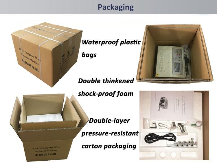 Automatic Wire Cutting and Stripping Machine Computerized Cutting and Stripping Machine for Cable